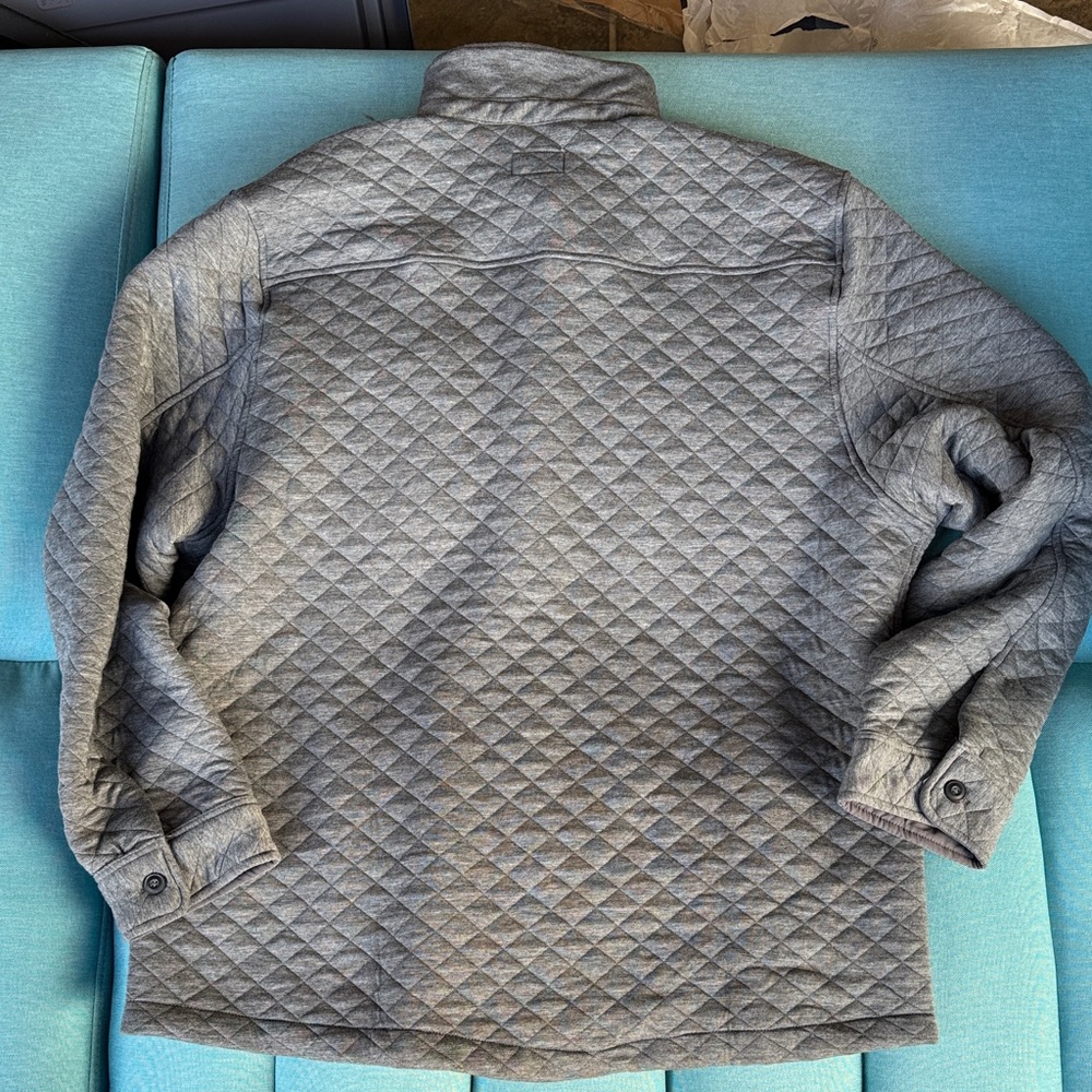Marine Layer Men's Corbet textured Puffer Overshirt Jacket 2XL Absurdly soft! - Picture 3 of 4